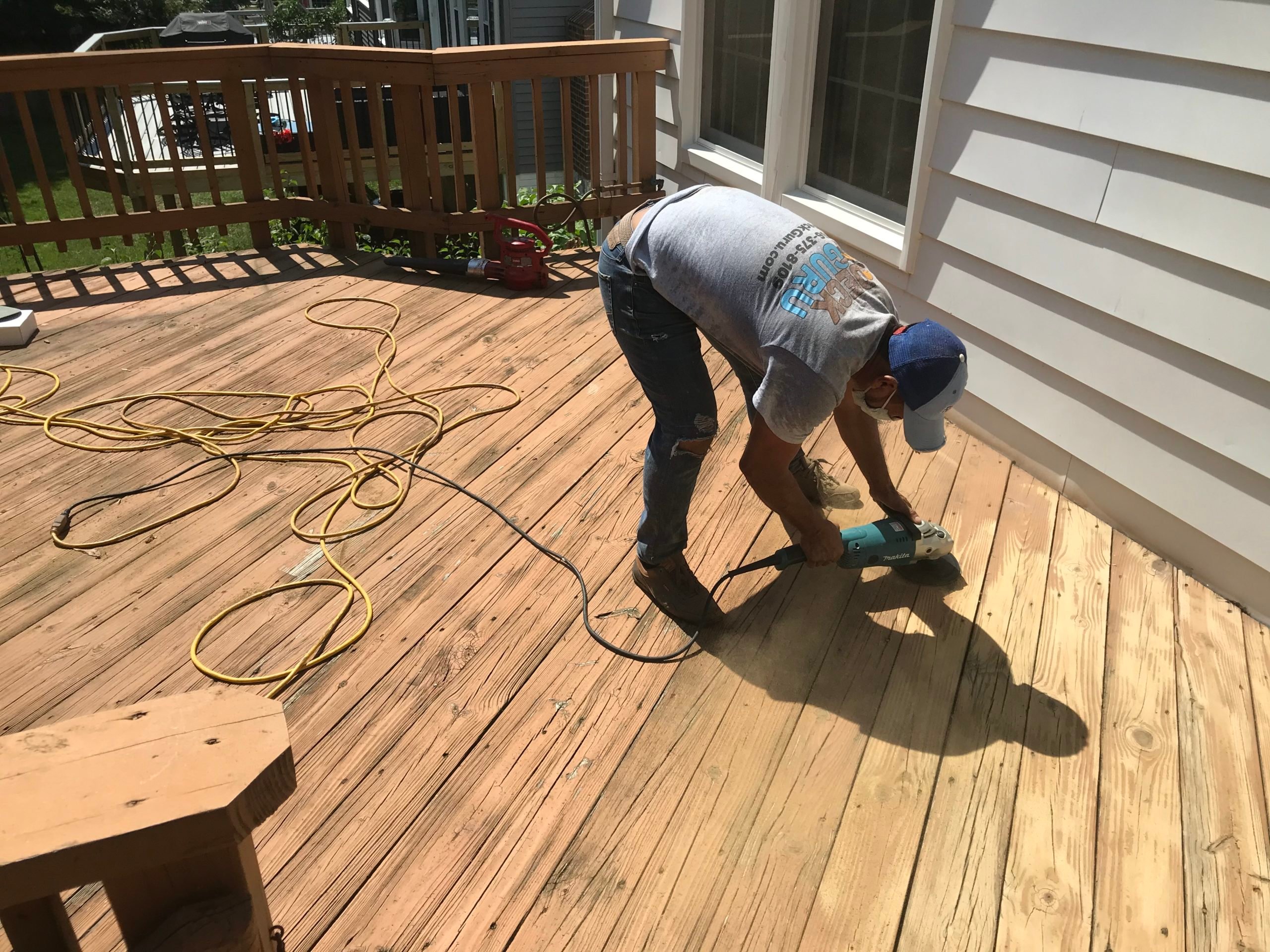 Deck restoration